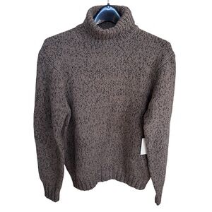 Aimé Leon Dore Men’s Wool Blend Turtle Neck Sweater in Laurel Oak Sz S